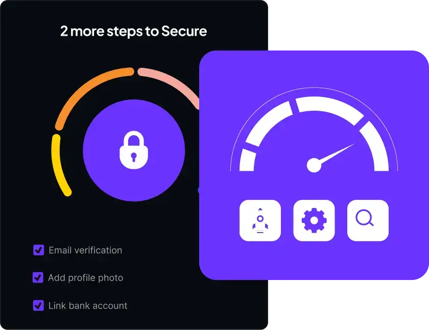 Enterprise-grade security dark mode image